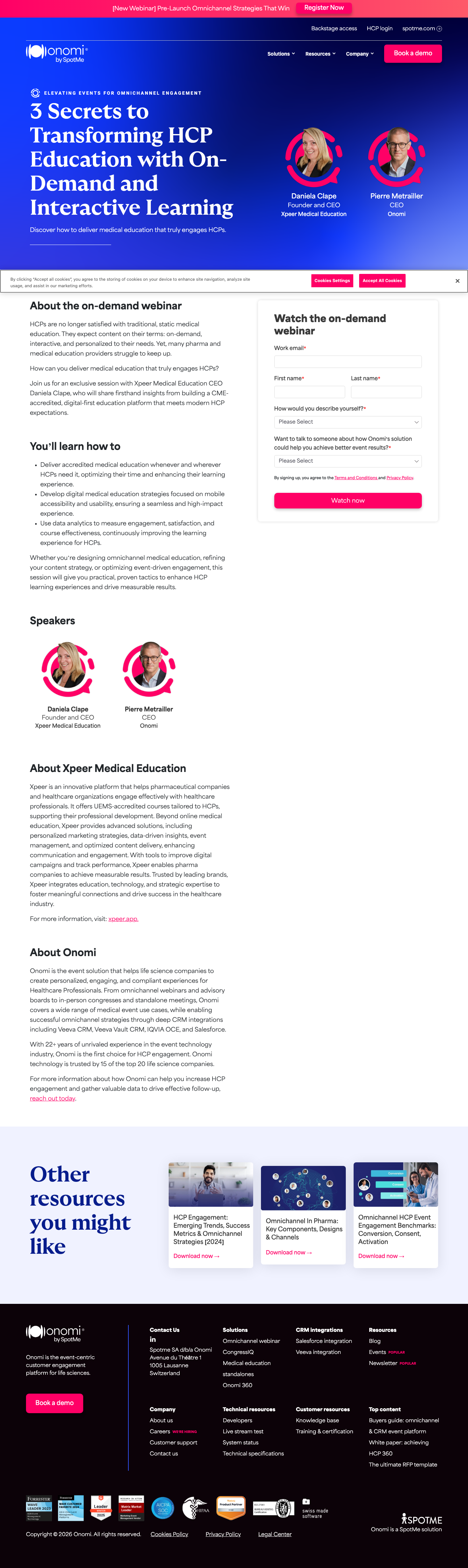 3 Secrets to Transforming HCP Education - event thumbnail