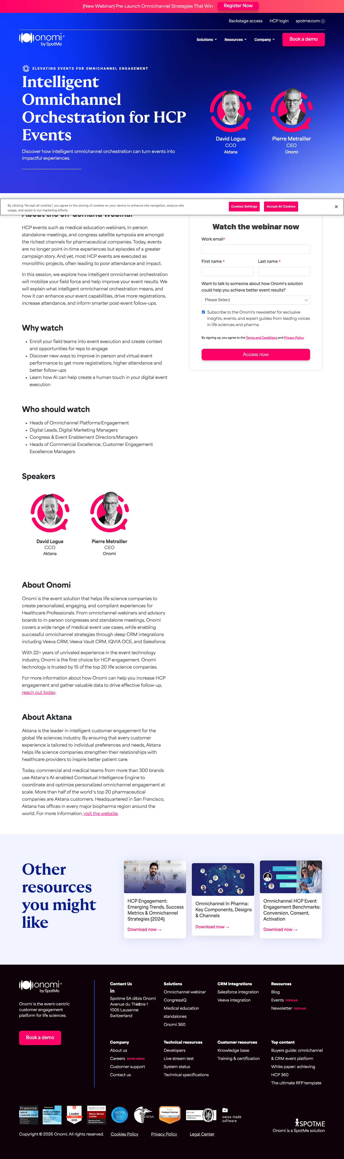 Intelligent Omnichannel Orchestration for HCP Events - event thumbnail
